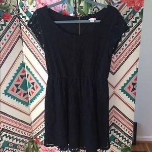 Xhilaration lace little black dress